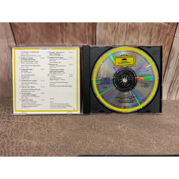 1990 Various Baroque Albininoni Adagio Bach Air Musikfest Audio Music CD - Picture 2 of 3